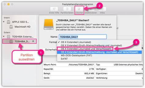 mac os extended journaled for windows
